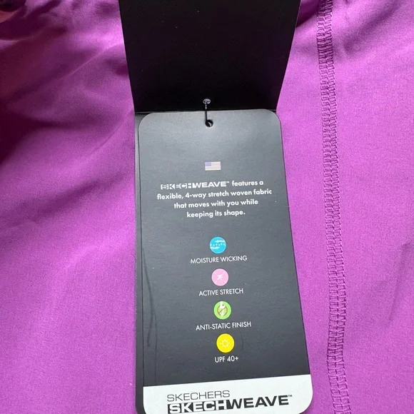 Skechers Shorts Womens 3XL Navy Black Running Athletic Mesh Lined Quick Dry NWT - Picture 7 of 15